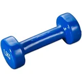 TRENDY Sport Vinyl Hantel 1,5 KG blau
