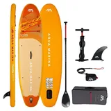 Aqua Marina SUP-Board-Set Fusion  (L x B x H: 330 x 81 x 15 cm, Orange, Tragkraft: 150 kg)