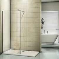 Duschwand 60x200cm Walk in Dusche Duschtrennwand 10mm Easy-clean Nano Glas Duschabtrennung