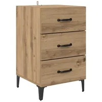 VidaXL Nachttisch Eiche handwerklich 40 x 40 x 66