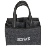 Out of the Blue Filztasche Sixpack 24x15 cm grau
