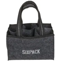 Out of the Blue Filztasche Sixpack 24x15 cm grau