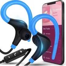 Retoo Kopfhörer Bluetooth In-Ear Laufkopfhörer Wireless Kopfhörer On Ear Wireless Retoo - Schwarz