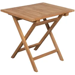 Klapptisch Avignon 80 x 60 cm Teak Braun