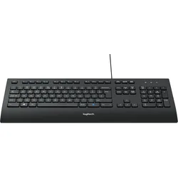 Logitech Corded K280e - Tastatur - USB - US International
