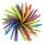 Papstar Shake-Halme Papier Ø 8 mm 25 cm 3000 St. Bunt