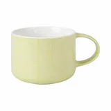 Maxwell & Williams KL0278 Crest Jumbotasse aus Porzellan, Gelb, 500 ml