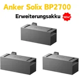 Anker SOLIX BP2700 Erweiterungsbatterie x3,für Anker 3 Pro/2 Pro/AC/Plus, 8,1kWh