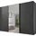 STAUD Schwebetürenschrank Includo 298 x 222 x 68 cm grau