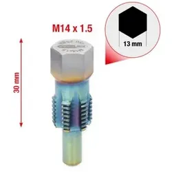Gewindeschneider mit Führungsbolzen für Temperatursensoren, M14x1,5