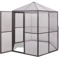 Bonnevie - Gewächshaus,treibhaus,pflanzenhaus,tomatenhaus Aluminium 240x211x232 Cm Vcws455839