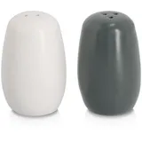Zeller Salz- und Pfefferstreuer aus Keramik black&white