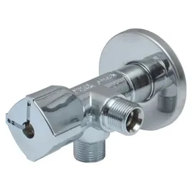 ARCOCERE Arco Eckventil A-80 1/2"x3/8"x3/8" mit zwei Steckdosen, Anti-Kalk