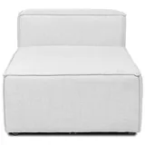 Home Deluxe Modulares Sofa VERONA -versch. Ausführungen - Mittelsofa - hellgrau