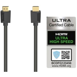 Hama HDMI-Kabel 2 m HDMI Typ A (Standard) Schwarz