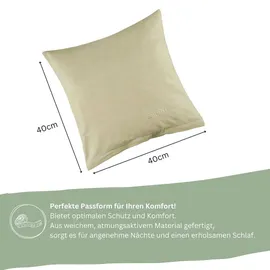 Esprit Kissenbezug Harp 40 x 40 cm Beige