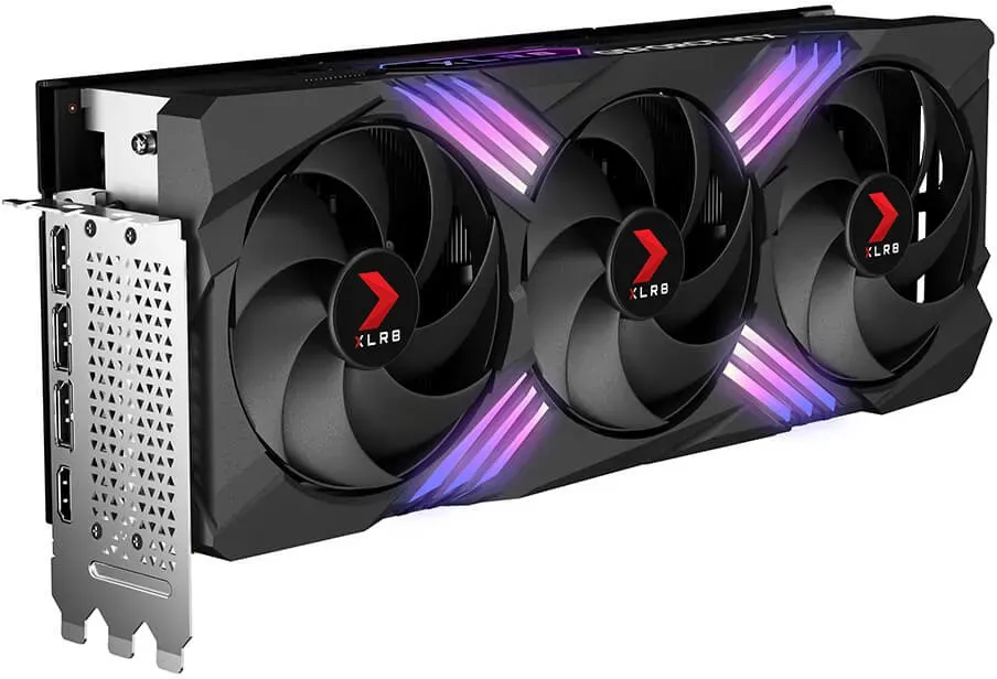 PNY XLR8 GeForce RTX 4080 Super 16GB Gaming VERTO EPIC-X RGB Triple Fan