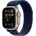 GPS + Cellular 49 mm Titangehäuse natur, Trail Loop blau S/M