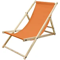 ECD Germany Liegestuhl Strandliege Sonnenliege Gartenliege Klappstuhl Liege Holz