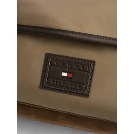 Tommy Hilfiger TH HERITAGE SATCHEL Umhängetasche Leder Brown