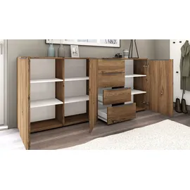 borchardt Möbel Highboard Tom 200 x 35 x 93 cm Braun