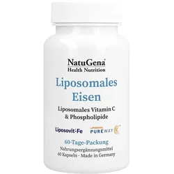 Liposomales Eisen + Vitamin C Kapseln Vegan