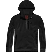 Vintage Industries Fleece Hoodie Schwarz L