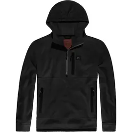 Vintage Industries Fleece Hoodie Schwarz L