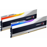 G.Skill Trident Z5 RGB silber DIMM Kit 32GB, DDR5-6000, CL40-40-40-96, on-die ECC (F5-6000J4040F16GX2-TZ5RS)