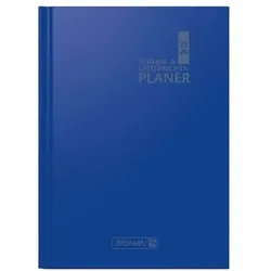 Brunnen Termin- und Unterrichtsplaner 2025 / 26 A4 2 Seiten = 1 Woche Hardcover blau, 23x29.7 cm
