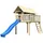 Akubi Spielturm Fidel 1,5 m Blau