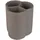 APS Besteckbehälter Beton 13 x 13 cm 14,5 cm grau