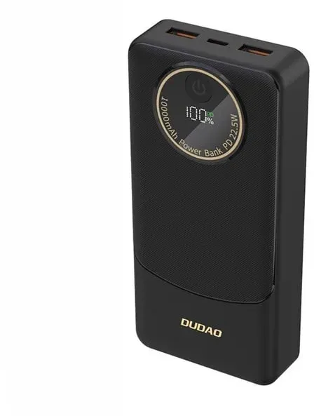 K12Pro Power Bank 22.5W PD 20000mAh USB-A USB-C - Black Powerbank (Akku) - schwarz - 20000 mAh