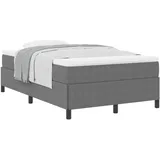vidaXL Boxspringbett 120 x 200 cm Hellgrau