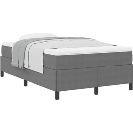 vidaXL Boxspringbett 120 x 200 cm Hellgrau