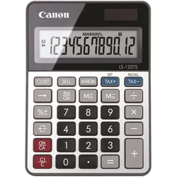 Canon LS-122TS Basisrechner 12 Stellen Solarpanel & Batterie