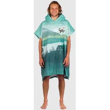 After essentials Regenponcho Costa Rica Blau Einheitsgröße