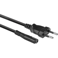 Act Powercord 230V, '8'-shape, black 1,5 m