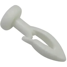 GARDINIA Gleiter mit Stechhaken Weiß 30-er Pack
