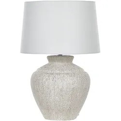 Tischleuchte CAINE Keramik Beige