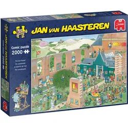 Jumbo Spiele Jan van Haasteren - Der Kunstmarkt - 2000 Teile, 2000 Stück(e), Car