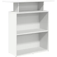 VidaXL Empfangstheke Weiß 100x40x104 cm Holzwerkstoff