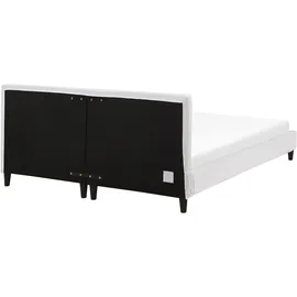 Beliani Fitou 180 x 200 cm Weiß/Braun