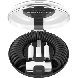 VONMÄHLEN allroundo c, 0,75 m, USB 2.0, 12 W), USB C, USB 0,48 Gbit/s, Schwarz