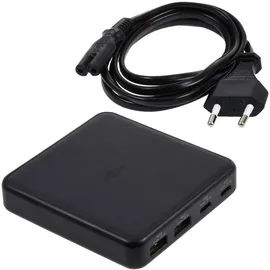 goobay Multiport 4-fach Tischladegerät (65 W) schwarz