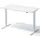 BISLEY Schreibtisch Varia elektrisch höhenverstellbar BxHxT 1600x650-1250x800mm weiß/verkehrsweiß