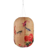 Starnearby 10Zoll Japanische Laterne Solar Lampions Außen Wetterfest Lampions Solar Outdoor Solarlampions für Außen Hängend Laterne für Gärten Höfen Balkon Terrasse Fest Deko (H)