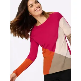 Classic Basics Strickpullover orange/pink 46