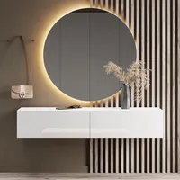 Planetmöbel Flur Möbel Garderobe 1x Hängeschrank 160 cm weiß