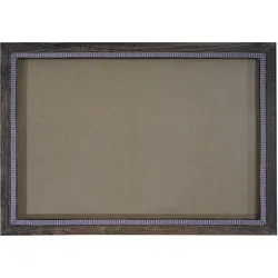 Bilderrahmen T250, Fotorahmen Holzrahmen Wand-Rahmen, 46x66cm Shabby-Look Landhaus ~ braun